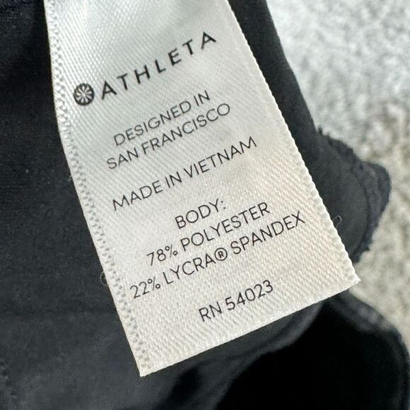 Athleta Contender Reflective 7/8 Tight Womens XXS Black Side Zip Pockets Legging - Picture 15 of 16